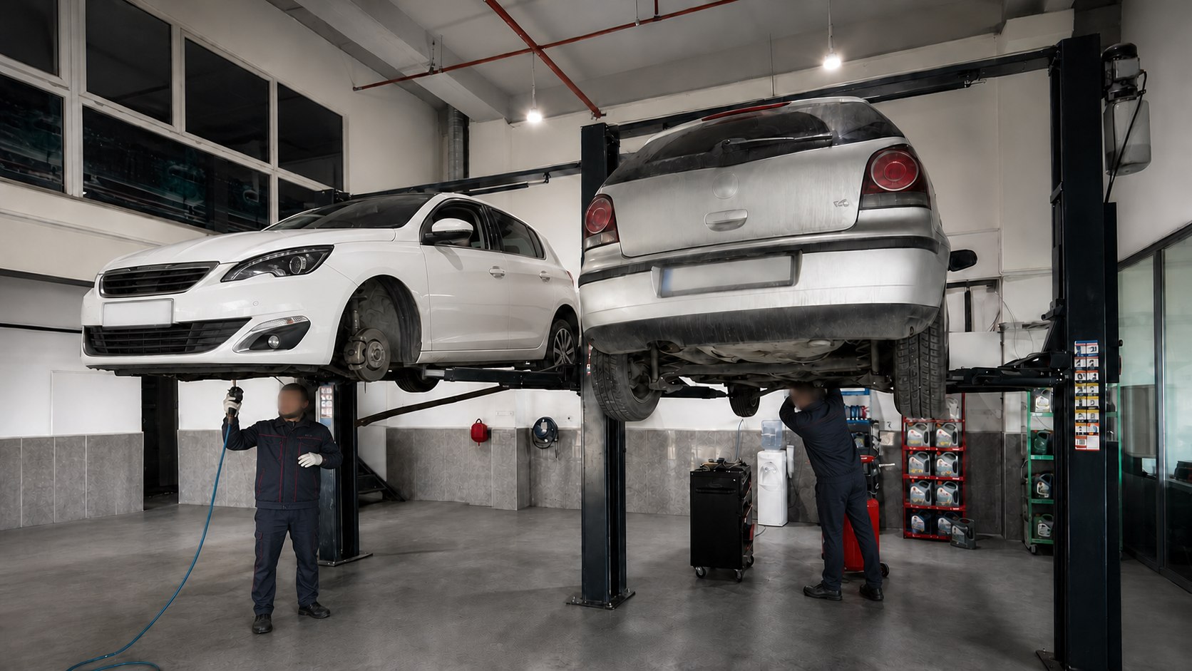 Konsey servis ortamını temsil eden düzenlenmiş atölye görseli